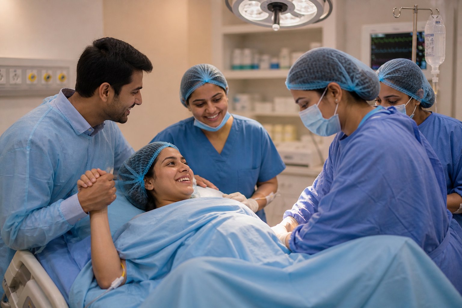 Labour room — delivery and maternity care